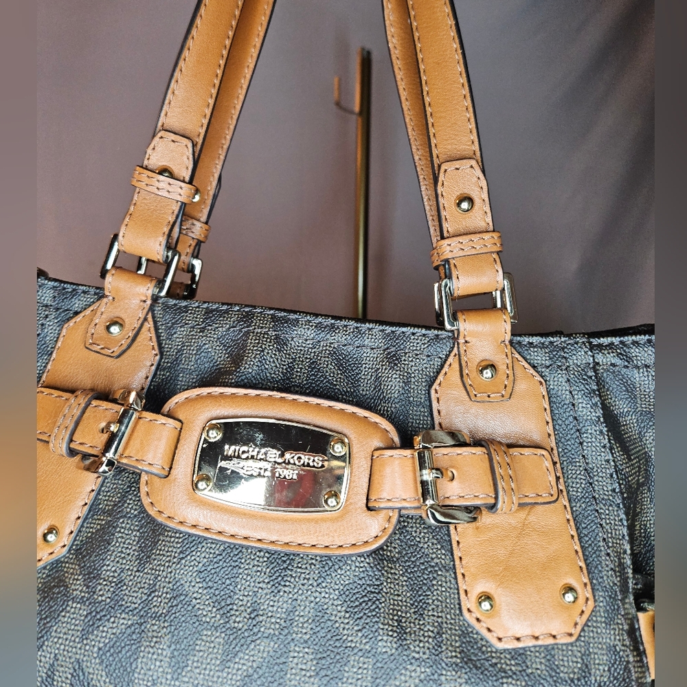 Michael Kors Brown and Tan Satchel - Picture 9 of 14